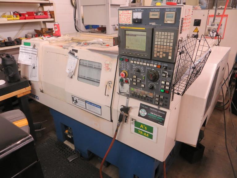 Miyano LZ-01R 2-Axis CNC Chucker Lathe, Fanuc 21i-T Control, Collet Chuck, 12-Station Turret with Live Milling Capability