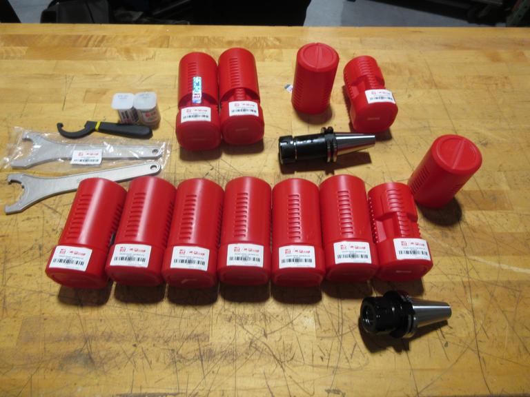 Haas ER32 CAT40 Tool Holders (10) Wrenches & Collets NEW!