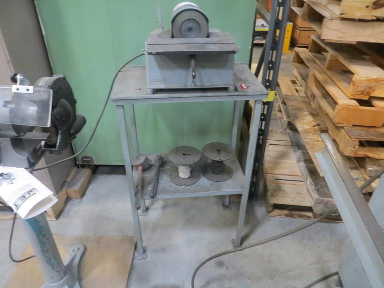 Leonard Grind-R-Lap Low Speed Diamond Grinder on Stand