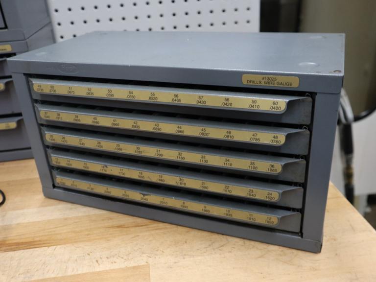 Huot Number Wire Guage Drill Index 5 Drawer