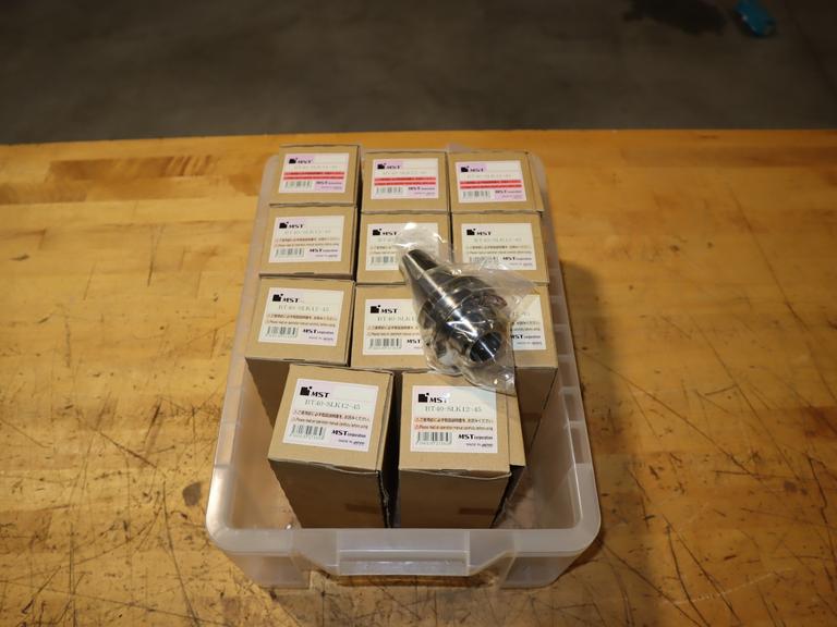 MST BT-40-SLK12-45 Tool Holders (12) New In Box!