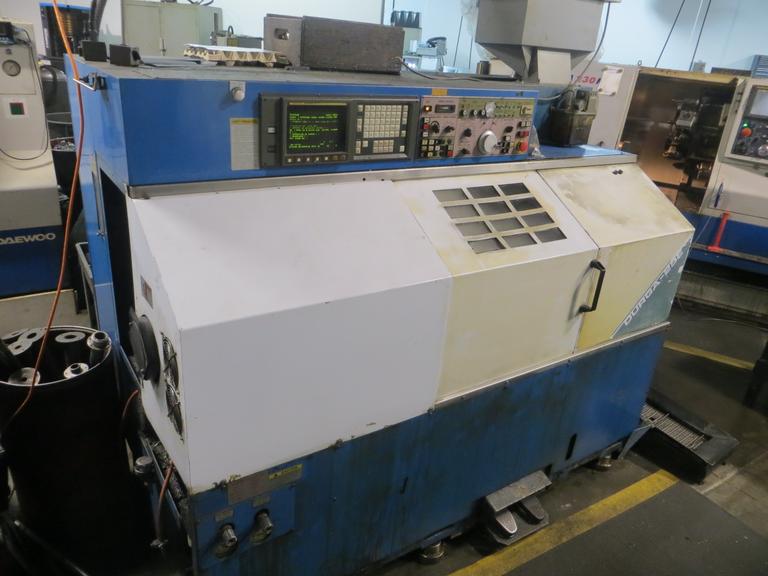 Femco Durga 25E CNC Turning Center, Fanuc OT CNC Control, 8" 3-Jaw Chuck, Tool Setter, 12-Station Turret, Tailstock and MORE!