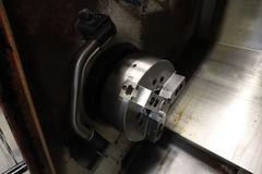 Amera Seiki T-412MC CNC Turning Center with Live Milling, 12 Station Turret, 12" 3-Jaw Chuck, Tailstock, Chip Conveyor, Auto Tool Presetter