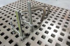 Acorn 5’ x 5’ Welding Table Platen with Adjustable Feet and Assorted Tooling