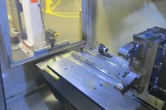 Haas VF-4 CNC Vertical Machining Center, Maincon CNC Control, 4th Drive, 24 ATC, Thru Spindle Coolant, 8100 RPM Gearbox Spindle, New 2013