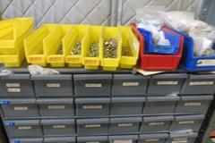 Durham 84 Drawer Index w Contents of Hardware