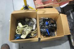 Pallet Of Miscellaneous Items - Control Boxes, Vacuums, Electrical Cable Connectors