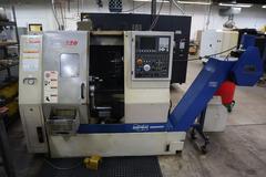 Daewoo Doosan Lynx 220C CNC Turning Center, 8" 3-Jaw Chuck, 12 Station Turret, Parts Catcher, Tool Presetter, Chip Conveyor