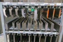 Press Brake Dies on Portable Rack w Contents