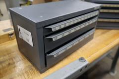Huot Fractional Stub Drill Index 3 Drawer with Contents
