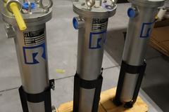 Rosedale H669GP200AL2AVCL-2.0P-B Aluminum Bag Filter Housing (3) 200 Max PSI