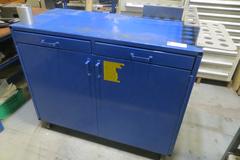 48" x 22" Portable Tool Box, 2 Drawers/Door W Contents