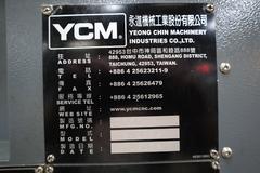 YCM Model NSV102A CNC Vertical Machining Center, 12K Spindle, 30 Station Side Mount ATC, Chip Conveyor
