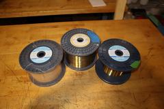 Brass EDM Wire Rolls, Sumitomo and +GF+, Full and Partial Rolls, .25mm