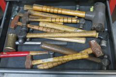 Craftsman 6 Drawer Rolling Tool Box w Hand Tools, Air Tools - Contents