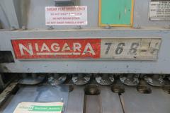 Niagara Model 76B 1/4 Power Squaring Shear with  5' Squaring Arm and 2-Front Sheet Supports