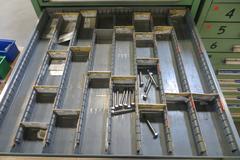 Heavy Duty 14 Drawer Cabinet w Contents