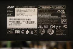 Acer 27" Monitors w/ Adjustable Stands (2) & Dual Monitor Mount