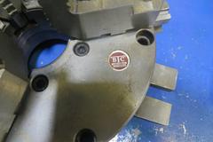 BTC 8" 3 Jaw Chuck w Welded Table Hold Downs w Wrench