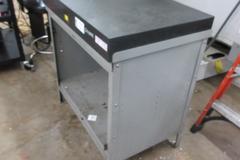 Granite Surface Plate, Black 36"x24"x4" on Metal Stand