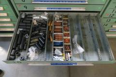 Heavy Duty Cabinet 13 Drawer Cabinet and Contents