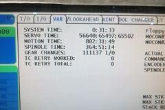 Haas VF-4 CNC Vertical Machining Center, Maincon CNC Control, 4th Drive, 24 ATC, Thru Spindle Coolant, 8100 RPM Gearbox Spindle, New 2013