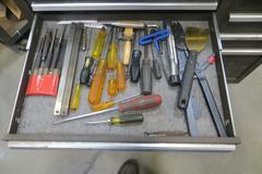 Kennedy 15 Drawer Rolling Tooling Cabinet with Contents