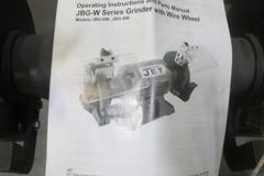 Jet JBG-8W 8"  Double End Pedestal Grinder w Wire Wheel