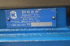 Kurt D688 6" Machine Vise, Steel Jaws, Handle