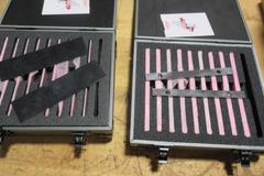 Haas Thick and Thin Parallel Sets 1/8" & 1/32", 1/2"-1-5/8", *New In Cases*