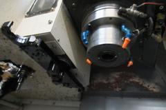 YCM Model NSV102A CNC Vertical Machining Center, 12K Spindle, 30 Station Side Mount ATC, Chip Conveyor