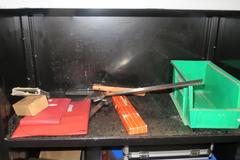 2 Door Metal Cabinet and Assorted Inspection Contents