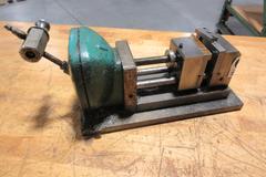 Pneumatic 3" Drill Vise on Steel Mounting Plate