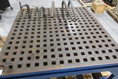 Weldsale Co. 5’ x 5’ Welding Table Platen and Assorted Tooling