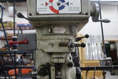 Manford Model 1F-460VS Vertical Knee Mill, X-Axis Powerfeed, Power Quill Feed and Handle, Knee Handle (Newall 2-Axis DRO NOT Operational) 