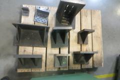 Angle Plates (9) Assorted Sizes