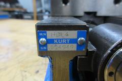 Kurt HDL4 4" Double Lock Machine Vise with Hard Jaws and Handle