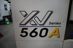 YCM Model XV560A 3-Axis CNC Vertical Machining Center, 10K RPM Spindle, 20 Station Side Mount ATC