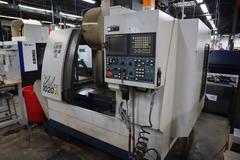 YCM Model XV Series 1020A 3-Axis CNC Vertical Machining Center, 10K Spindle, 24 Station SMTC, Chip Auger
