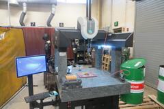 Hexagon 7.10.7 SF Coordinate Measuring Machine with TesaStar-111 Probe Head, 6-Position Styli Rack with assort Styli, Grid Plate and MORE! 