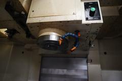 Hyundai Wia F500 Plus CNC Vertical Machining Center, 10K Spindle, 30 Station SMTC, Chip Conveyor, High Pressure Coolant System