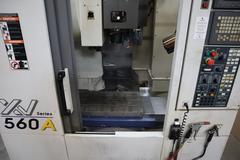 YCM Model XV560A 3-Axis CNC Vertical Machining Center, 10K RPM Spindle, 20 Station Side Mount ATC