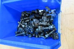 Clamp Down Hardware, Assorted, Nuts, Bolts, Risers, Strap Clamps