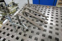 Weldsale Co. 5’ x 5’ Welding Table Platen and Assorted Tooling