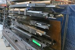 Cantilever Rack, Adjustable w (14) Arms- Large Assortment of Stock