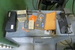 2 Door Metal Cabinet and Assorted Inspection Contents