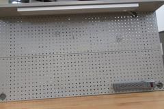 Portable Work Bench with Maple Top, Upper Shelf, Drawer, Work light
