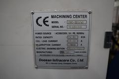 Daewoo Doosan 320/40 CNC Vertical Machining Center with 2 Station Pallet Changer, 12,000 RPM Spindle, 14 Station Rotary Turret, Chip Conveyor