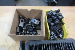 Vise 6" Thin Parallels, Assorted Clamp Down Hardware and Part Stops