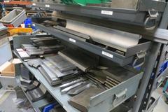  Heavy Duty Storage w (11) Adjustable Shelves w Contents of Dies and MORE!